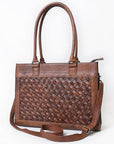 American Darling Tote Beautifully Basketweave toloed Leather women bag