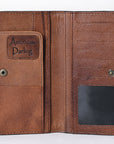 American Darling Western Genuine Leather Handbag Purse Wallet Bag For Women Girl