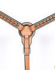 HILASON Western Horse Hand Carved American Leather Breast Collar Headstall