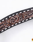 HILASON Western Horse Hand Carved American Leather Breast Collar Headstall