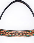 HILASON Western Horse Headstall & Breast Collar American Leather Floral Carving