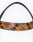 HILASON Western Horse Hand Carved American Leather Breast Collar Headstall