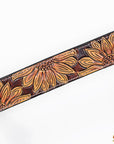 HILASON Western Horse Hand Carved American Leather Breast Collar Headstall