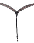 Hand-Carved Leather Western Headstall And Breast Collar Set For Training And Showing