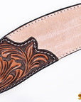 HILASON Western Horse Headstall & Breast Collar American Leather Floral Carving