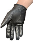 HILASON Genuine Leather Men's Driving Show Right Hand Glove Black