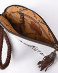 American Darling wristlet Hair-On Genuine Leather Women Bag Western Handbag Purse