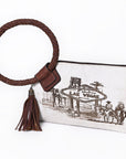 American Darling wristlet Hair-On Genuine Leather Women Bag Western Handbag Purse