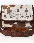 American Darling Crossbody Hair-On Genuine Leather Women Bag Western Handbag Purse