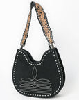 American Darling Hobo Suede Hand Tooled Genuine Leather Women Bag Western Handbag Purse