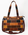 OHLAY OHZX128 Tote Genuine Leather Women Bag Western Handbag Purse