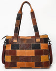 OHLAY OHZX128 Tote Genuine Leather Women Bag Western Handbag Purse
