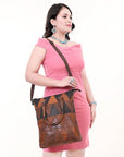 OHLAY OHZX131 Tote Genuine Leather Women Bag Western Handbag Purse