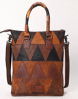 OHLAY OHZX131 Tote Genuine Leather Women Bag Western Handbag Purse