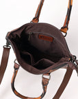 OHLAY OHZX131 Tote Genuine Leather Women Bag Western Handbag Purse