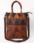 OHLAY OHZX131 Tote Genuine Leather Women Bag Western Handbag Purse