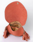 American Darling Crossbody Genuine Suede Leather women bag western handbag purse