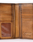 American Darling ADBGM530 Wallet Genuine Leather women western Purse