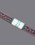 BAR H EQUINE Western Horse Genuine Leather Tack Set Dark Brown