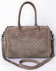 American Darling Duffel Genuine Suede Leather women's bag, western handbag, purse| handbag | Hand tooled purse