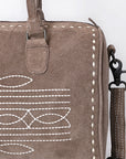 American Darling Tooled Leather Western Travel Duffel Bag