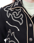 American Darling ADJKT064 Genuine Suede leather Women shirt jacket dress ladies girl