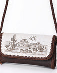 American Darling Crossbody Hair-On Genuine Leather Women Bag Western Handbag Purse