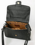 American Darling Briefcase Crocodile Embossed Genuine Leather Women Bag Western Handbag Purse