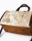 American Darling Duffel Bag Beautifully Hair on Genuine Leather women bag
