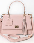 Never Mind Crossbody Fringes Genuine Leather Women Bag Western Handbag Purse