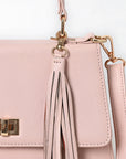 Never Mind Crossbody Fringes Genuine Leather Women Bag Western Handbag Purse