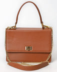 Never Mind Crossbody Genuine Leather Women Bag Western Handbag Purse