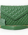 Never Mind Crossbody Genuine Leather Women Bag Western Handbag Purse