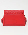 Never Mind Genuine Leather Crossbody Bag Women Quilted Envelope Flap Shoulder Purse Adjustable Strap Stylish Everyday Handbag
