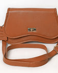 Never Mind Western Cross Body Genuine Leather Handbag Purse Wallet Bag For Women Girls