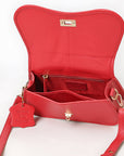 Never Mind Western Cross Body Genuine Leather Handbag Purse Wallet Bag For Women Girls