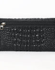 American Darling Wallet Hand Tooled Crocodile Embossed Genuine Leather Women Bag Western Handbag Purse