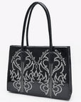 American Darling Tote Bag Beautifully Embosed Leather women
