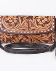 American Darling Crossbody Hand Tooled Genuine Leather women bag western handbag purse