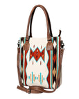 American Darling Tote Saddle Blanket Genuine Leather women bag western handbag purse