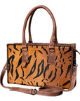 American Darling ADBG1019A Tote Hair On Genuine Leather women bag western handbag purse