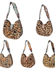 American Darling Hobo Hand Tooled Hair-On Genuine Leather women bag western handbag purse