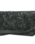 American Darling Clutch Hand Tooled Genuine Leather women bag western handbag purse