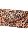American Darling Sunglass Case Hand Tooled Genuine Leather Women Bag Western Handbag Purse
