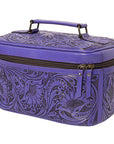 American Darling Jewelry Case Hand Tooled Genuine Leather Women Bag Western Handbag Purse