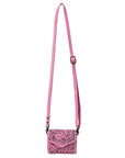 American Darling Wallet Hand Tooled Genuine Leather Women Bag Western Handbag Purse