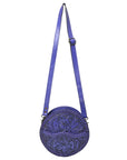 American Darling Canteen Hand Tooled Genuine Leather Women Bag Western Handbag Purse