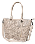 American Darling Tote Hand Tooled Genuine Leather Women Bag Western Handbag Purse