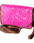American Darling ORGANISER Upcycled Wool Genuine Leather women bag western handbag purse