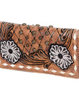 American Darling Clutch Hand Tooled Genuine Leather Women Bag Western Handbag Purse